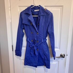 Billy T blue trench coat